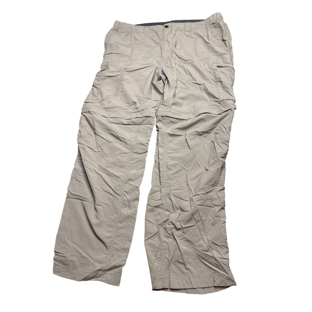 Columbia Silver Ridge Convertible Cargo Pants Mens 40x32‎ Gray Omni-Shade AM8004